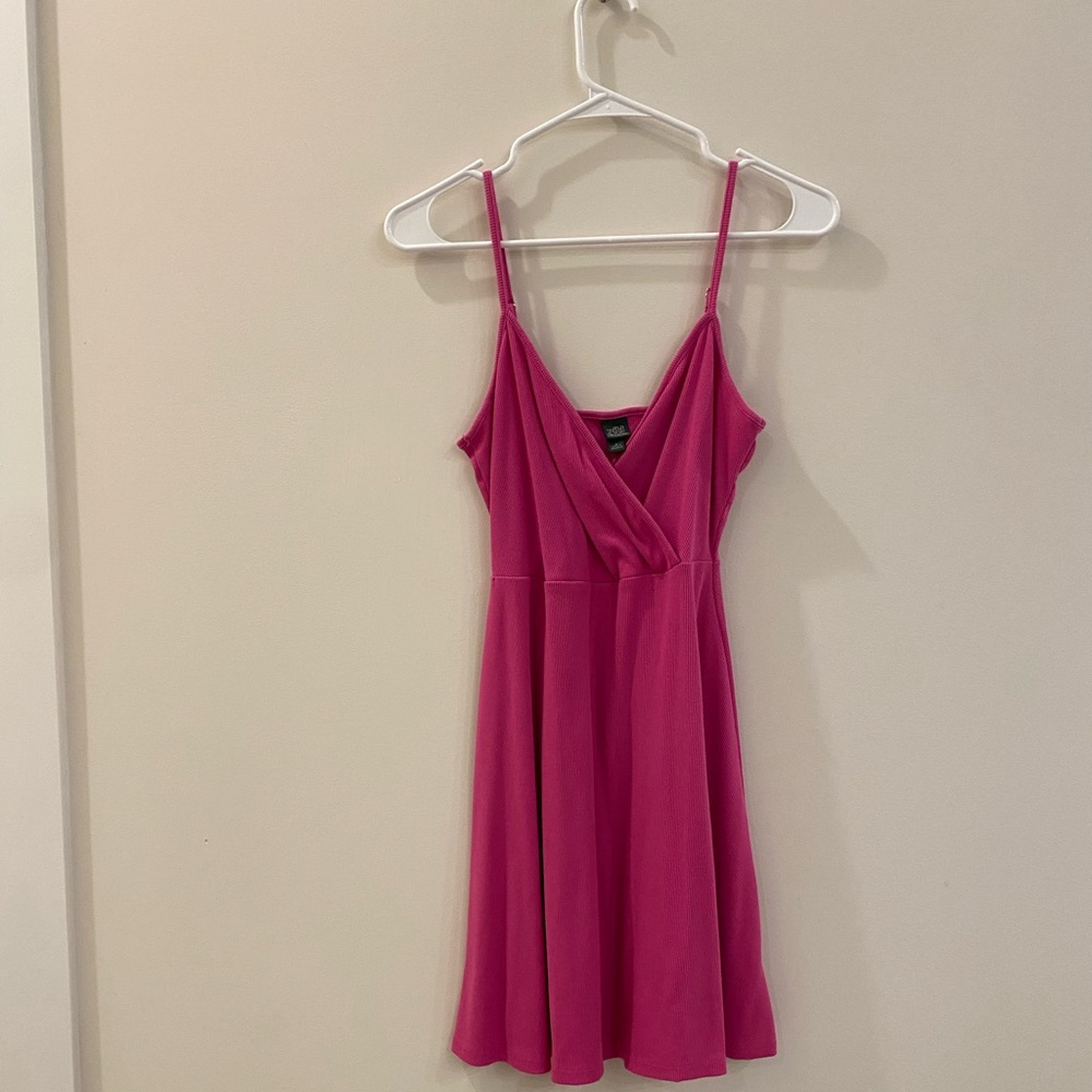 Barbie pink spaghetti strap dress